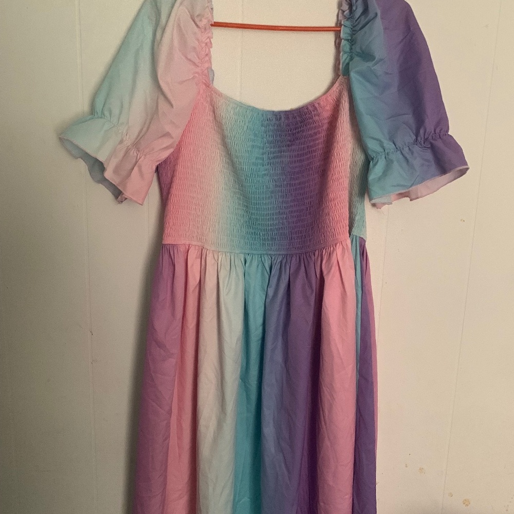 Rainbow dress